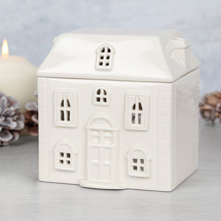 White Ceramic House Burner